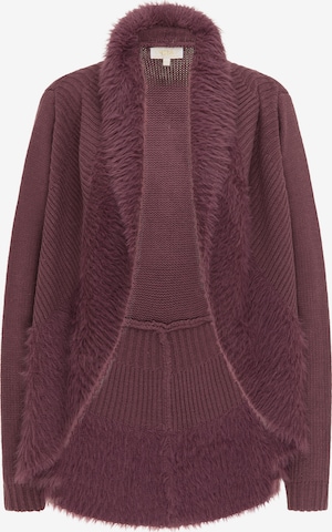 usha FESTIVAL Knit Cardigan in Purple: front