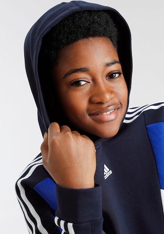 ADIDAS SPORTSWEAR Sportief sweatshirt 'Colorblock 3-Stripes' in Zwart