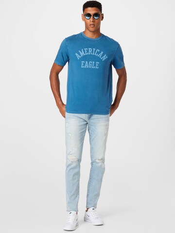 T-Shirt American Eagle en bleu