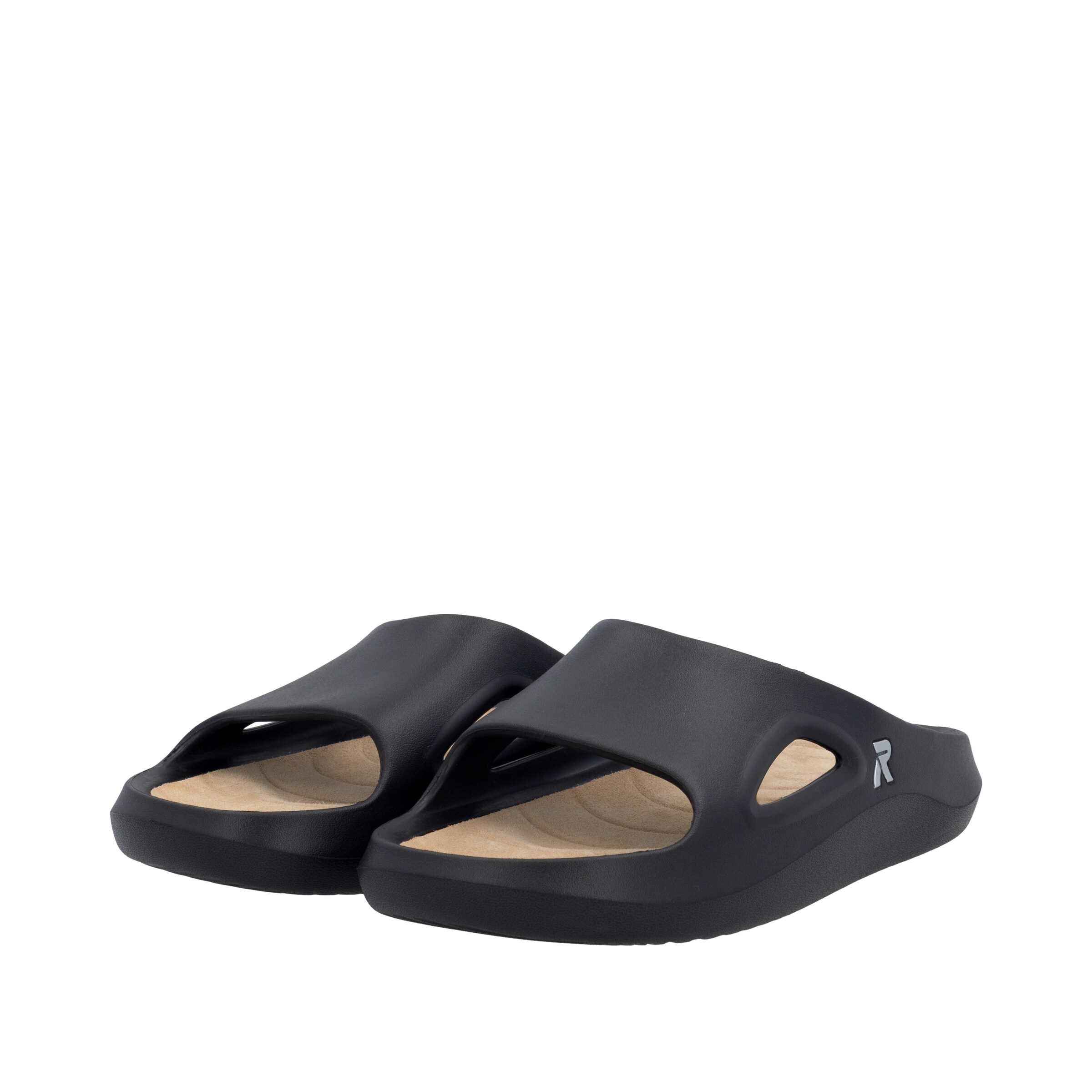 Rieker Sport Mules in Black