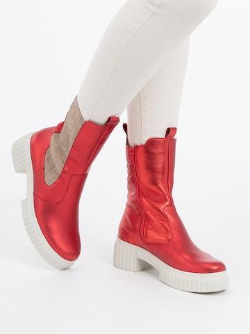 VITAFORM Chelsea boots in Rood