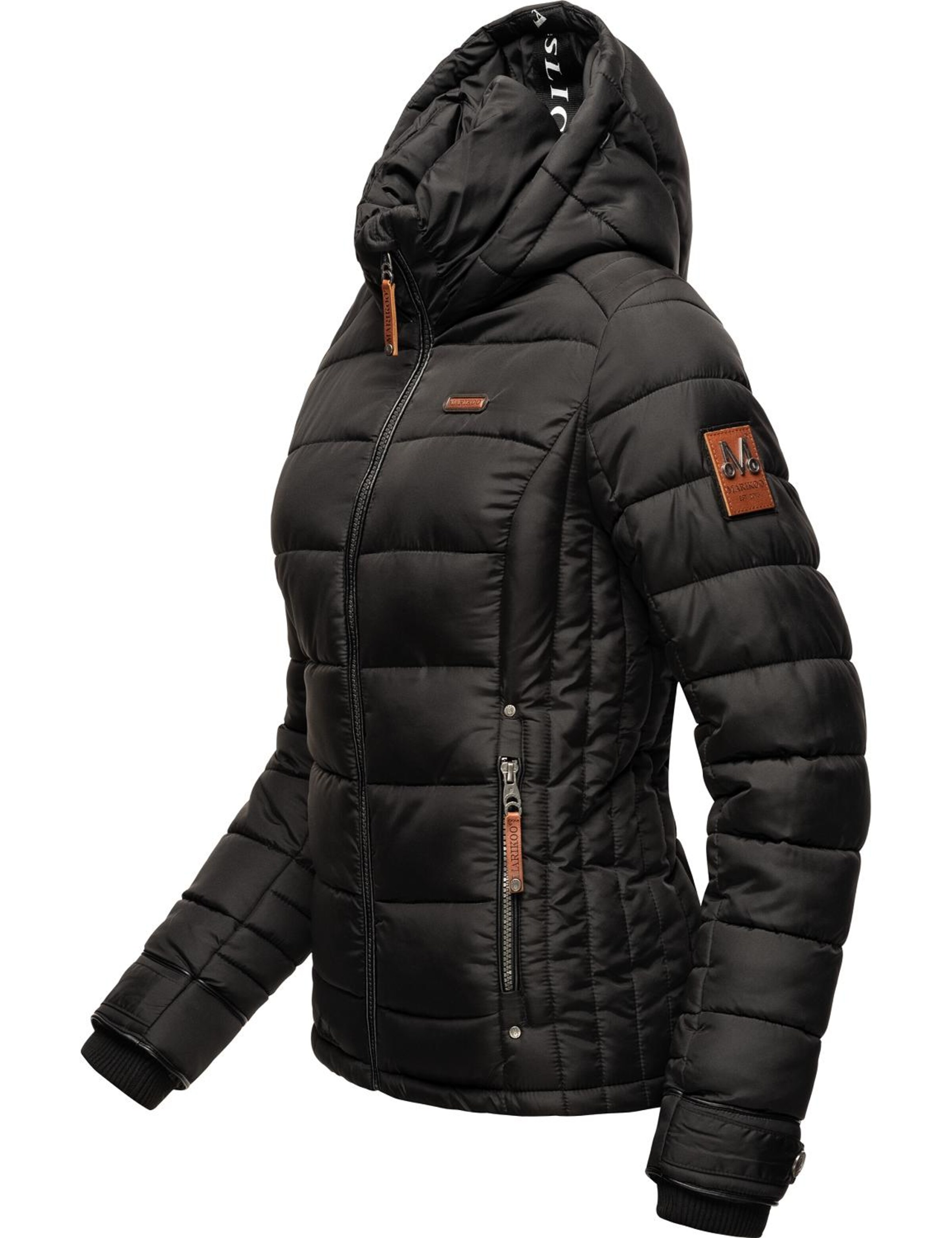 MARIKOO Winterjacke 'Lerikaa' in Schwarz