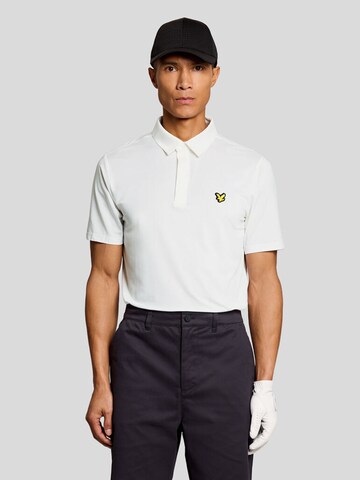 Lyle & Scott Functioneel shirt in Wit: voorkant