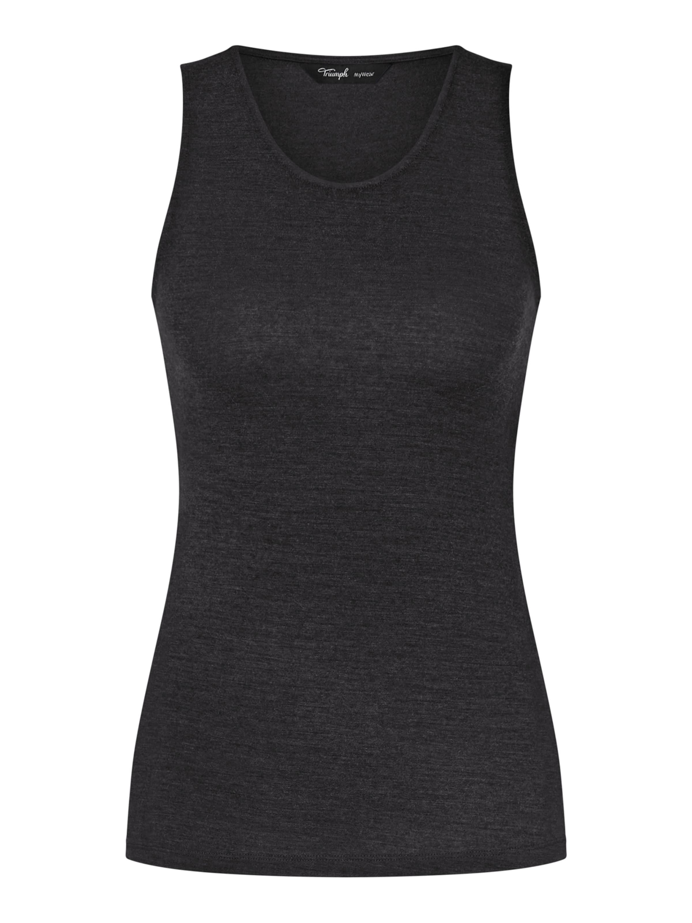 TRIUMPH - Top ' Beauty Layers ' em preto: frente