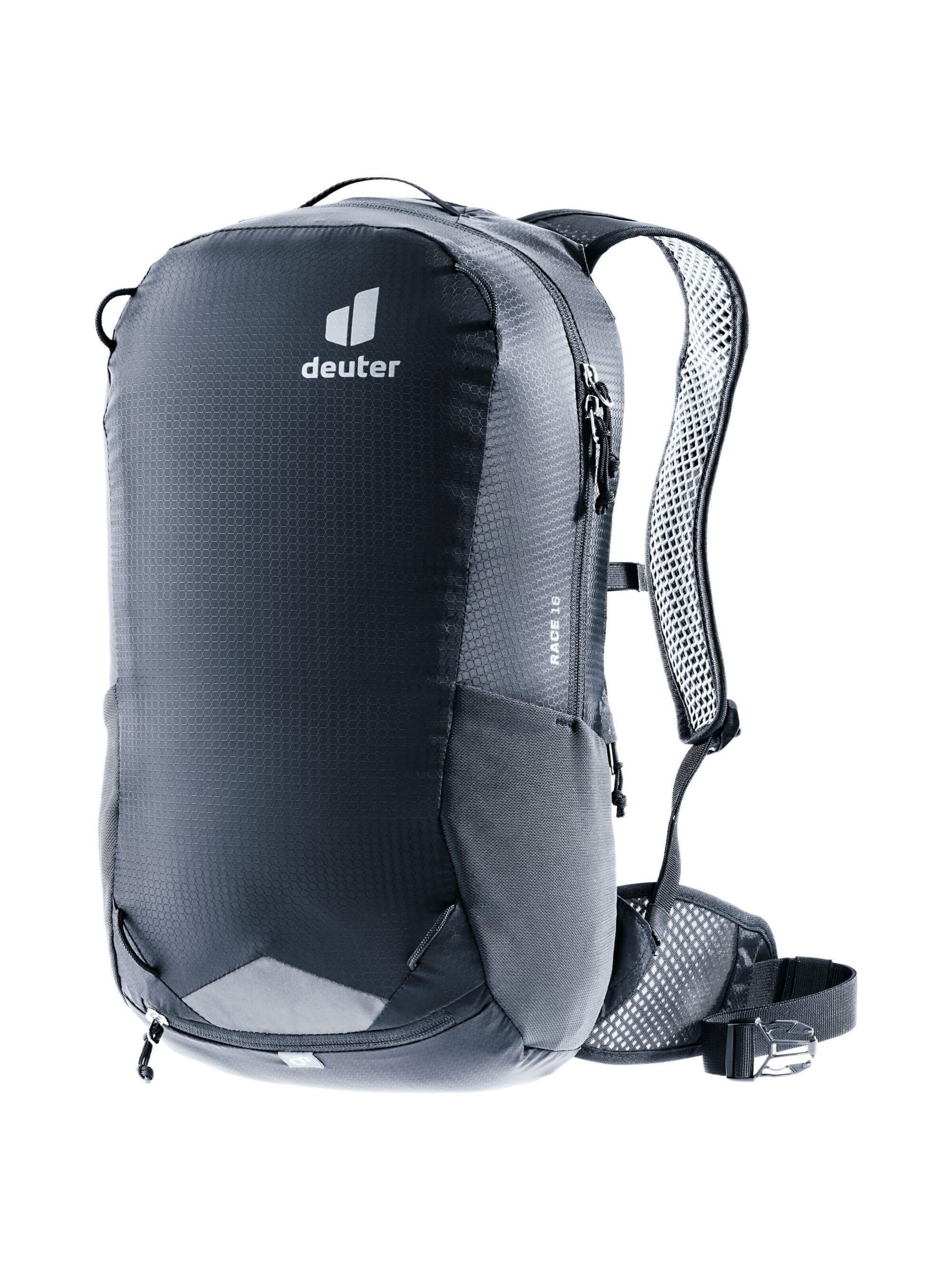 DEUTER Rucksack 'Race'‌‌‌‌‌ in Schwarz: Vorderseite