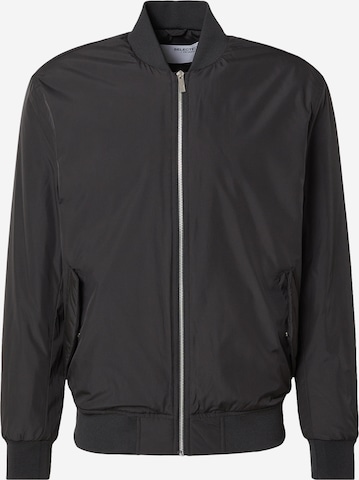 juoda SELECTED Demisezoninė striukė 'SLHCLAY': priekis