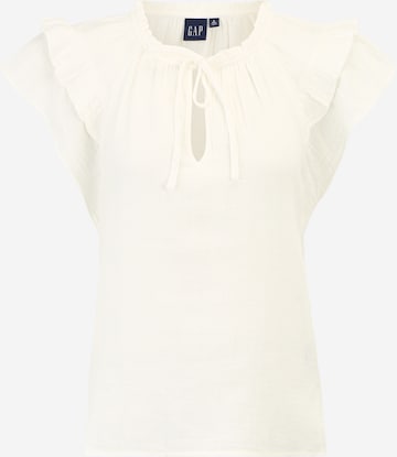 Gap Tall Blouse in White: front