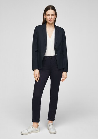 Coupe slim Pantalon s.Oliver BLACK LABEL en bleu