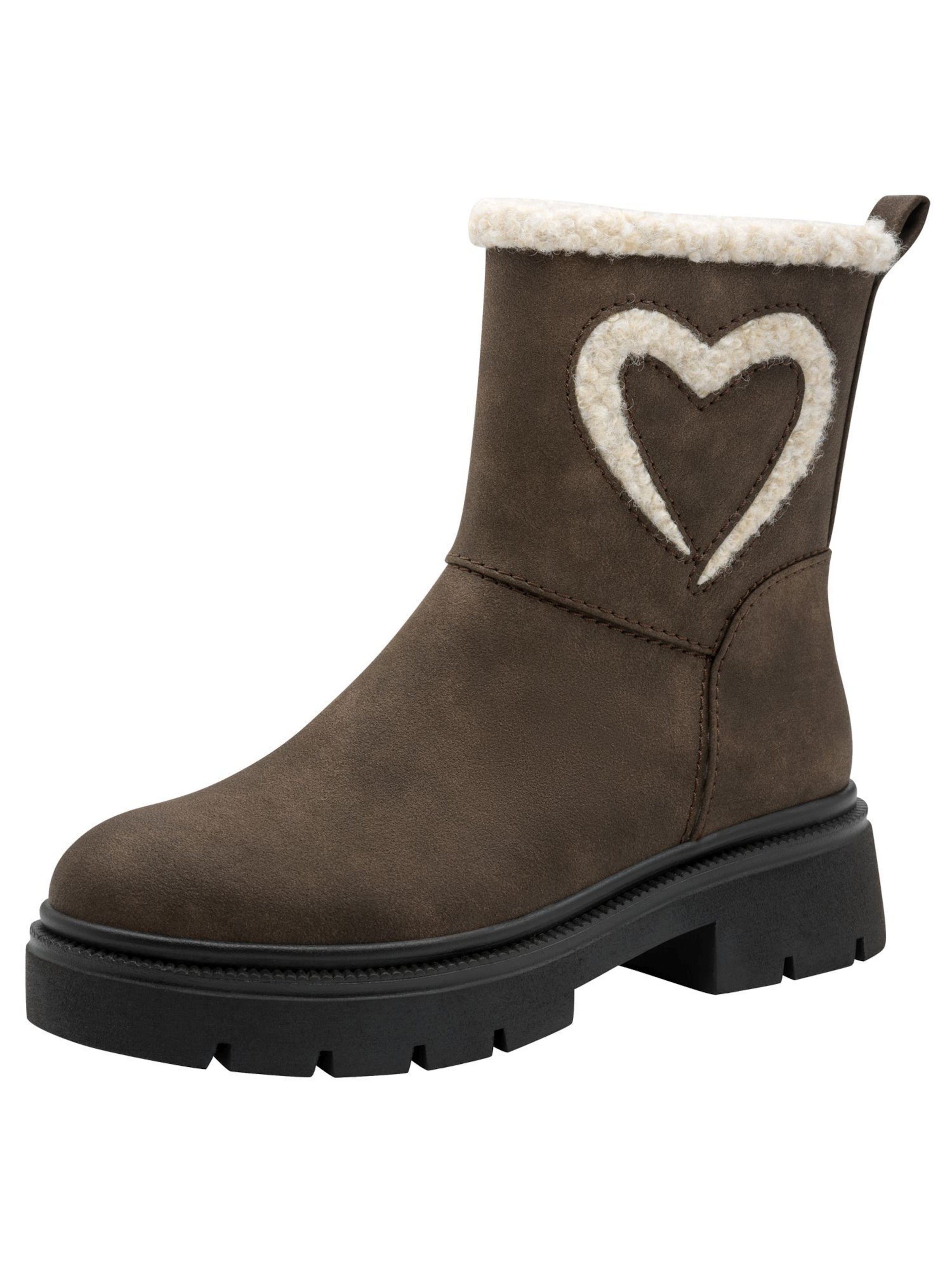 MARCO TOZZI Enkellaarsjes in Bruin: voorkant