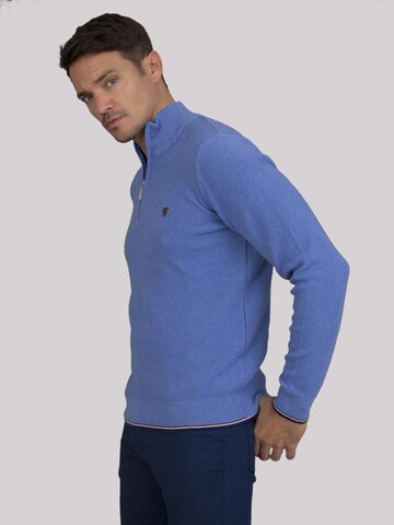 Sir Raymond Tailor Sweater 'Pulse' in Blue