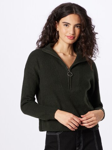 Pullover di Noisy may in verde: frontale