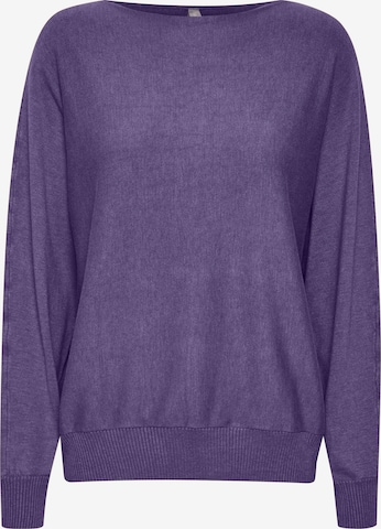 CULTURE Sweater 'Annemarie' in Purple: front