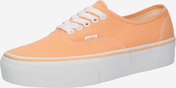 Sneaker bassa 'Authentic' di VANS in arancione: frontale