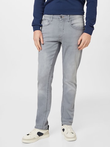BLEND גזרת סלים ג'ינס באפור: מלפנים