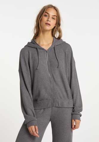 IZIA Sweat jacket in Grey: front