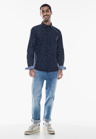 Street One MEN Regular Fit Hemd in Blau