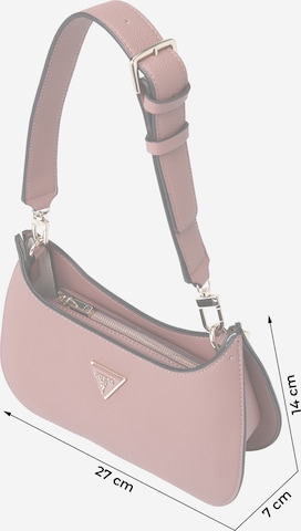 GUESS Shoulder Bag 'Meridian' in Pink