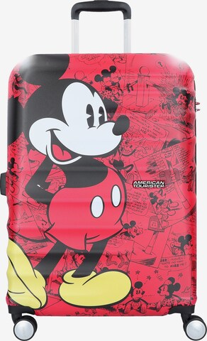 American Tourister Trolley 'Wavebreaker Disney' in Rot: predná strana