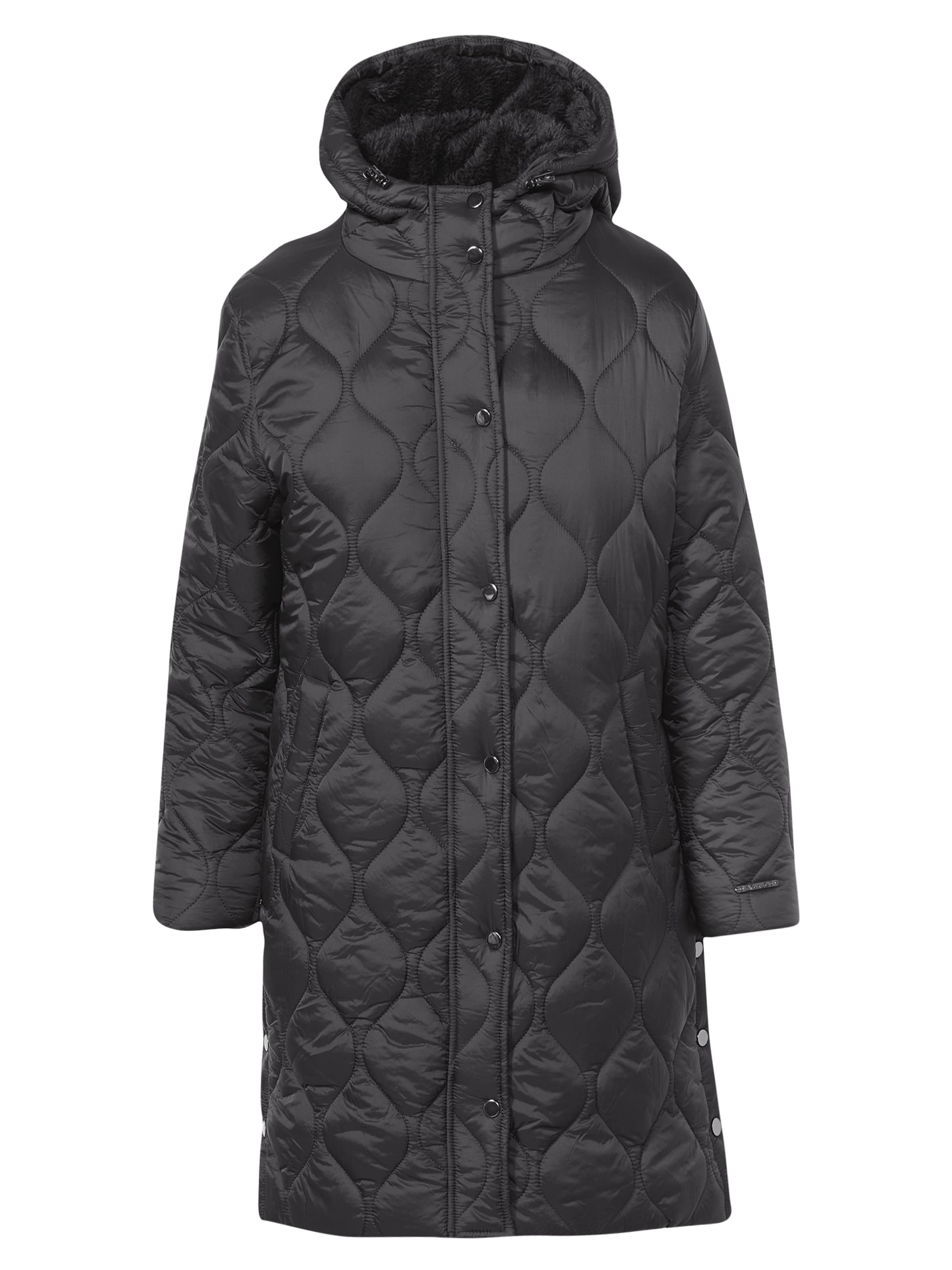 Parka d’hiver KOROSHI en noir : devant