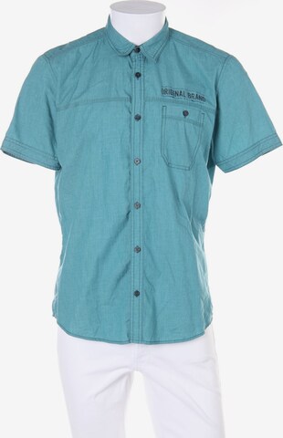 Angelo Litrico Button Up Shirt in M in Green: front