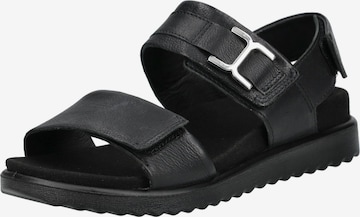 Sandales à lanières Legero en noir : devant