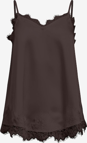 Haut 'OBJNALINE COLLECTOR’S ITEM' OBJECT en marron : devant