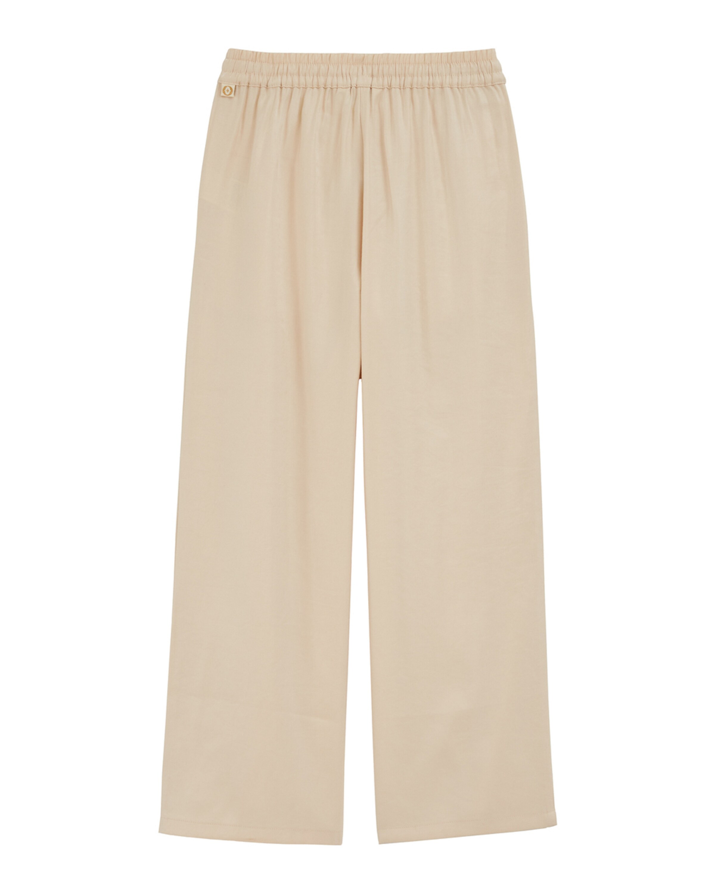 WE Fashion - Pierna ancha Pantalón en beige