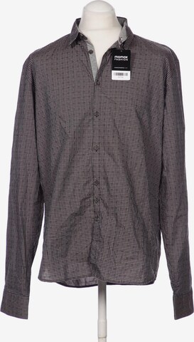 DKNY Button Up Shirt in XL in Grey: front