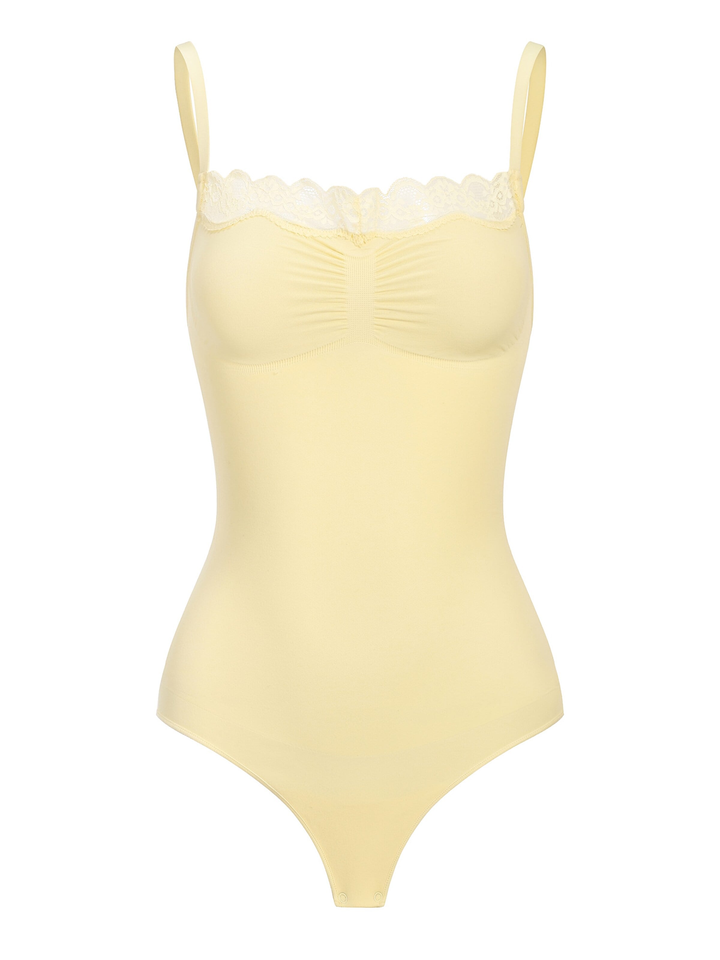 Body modelant 'Bodysuit Sculpting Shapewear mit Lace' cfab en jaune : devant