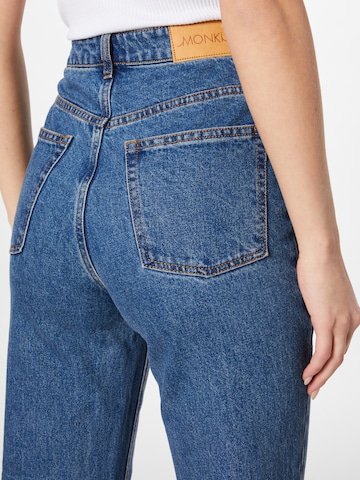 Monki Flared Jeans in Blauw