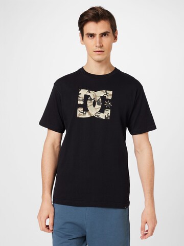 DC Shoes - Camiseta funcional 'STAR FILL' en negro: frente