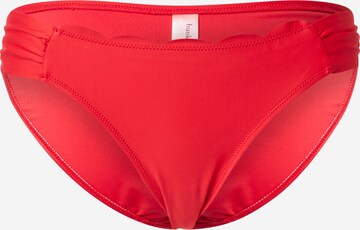 Hunkemöller Dół bikini 'Scallop' w kolorze czerwony: przód