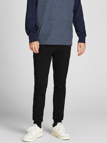 JACK & JONES Tapered Παντελόνι 'Will' σε μαύρο: μπροστά