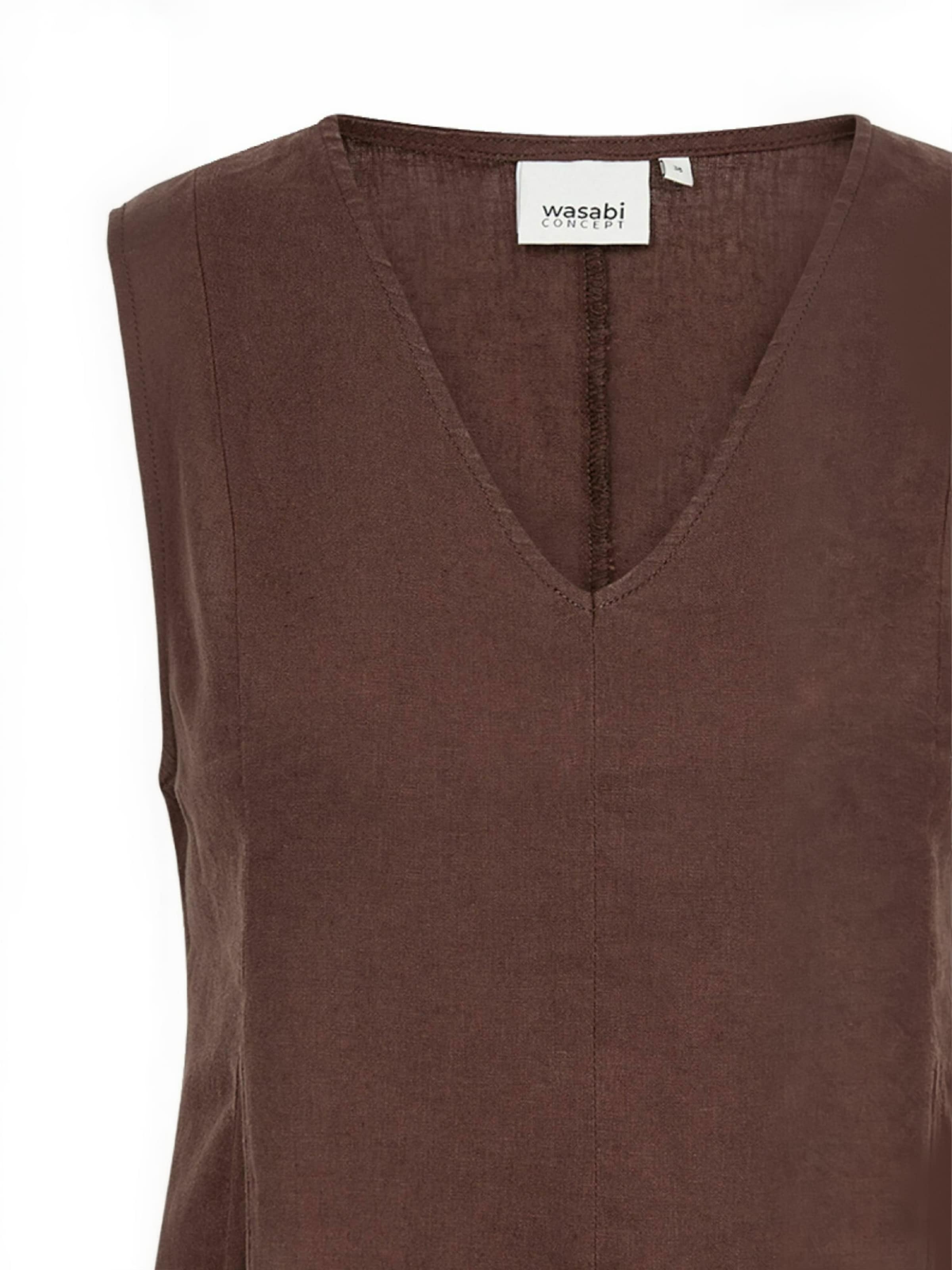 Top ' WA-CORINNA ' di Wasabi Concept in marrone