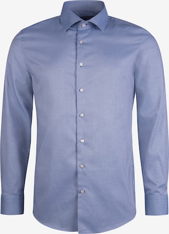 Coupe regular Chemise business ROY ROBSON en bleu : devant