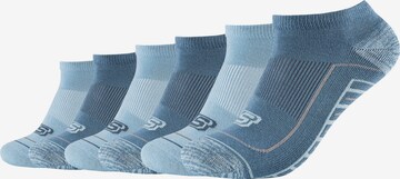 SKECHERS Enkelsokken in Blauw: voorkant