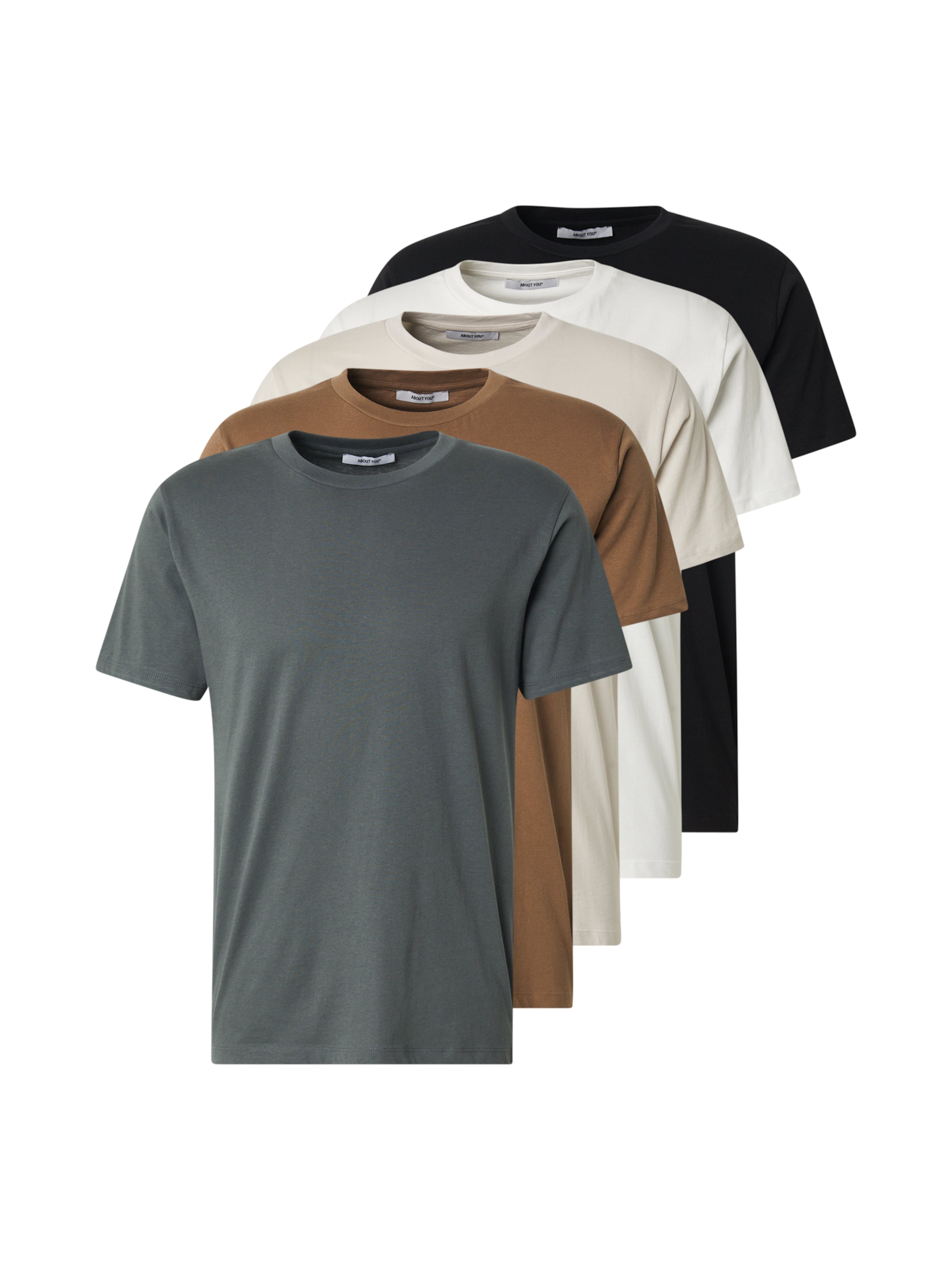 ABOUT YOU Μπλουζάκι 'Peter' σε μπεζ: μπροστά