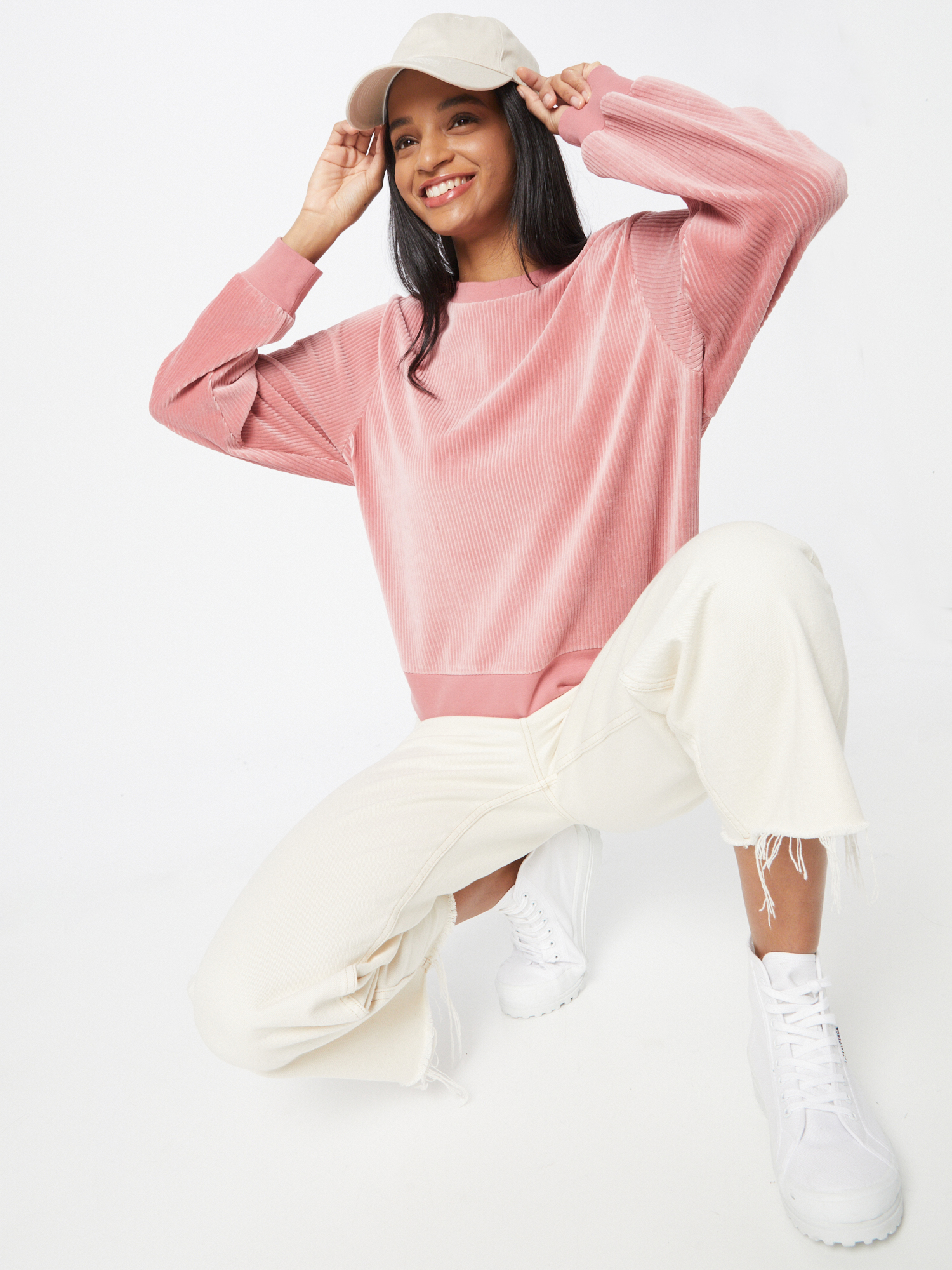 basic apparel Sweatshirt Babette - (GOTS) in Rosa 