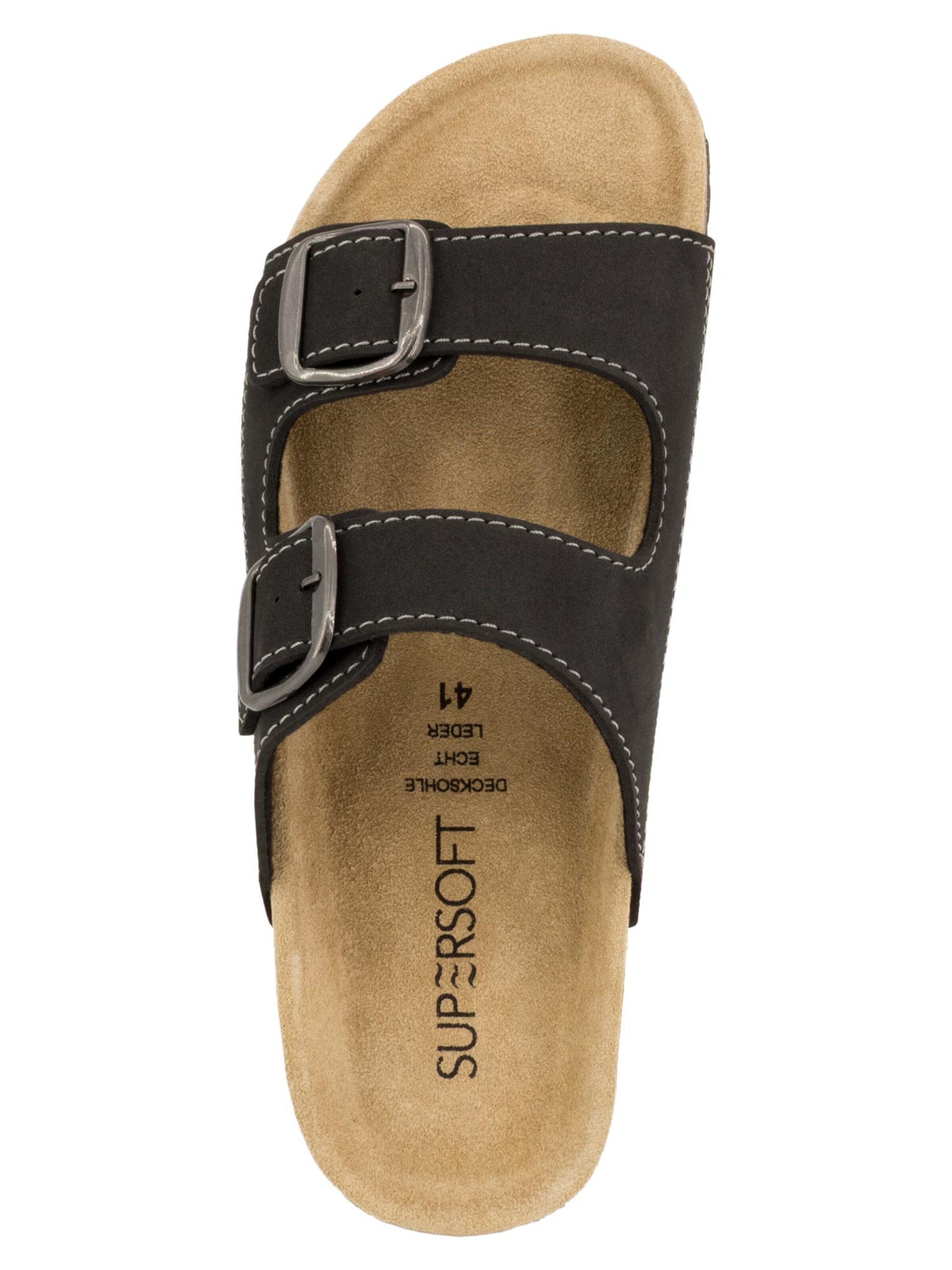 SUPERSOFT by Indigo Pantolette 'Classic'‌‌‌‌ in Schwarz
