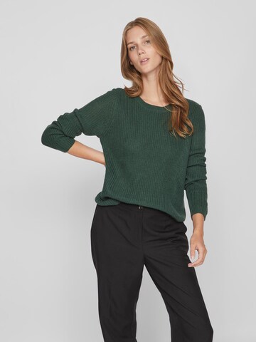 VILA Sweater 'Lou' in Green: front