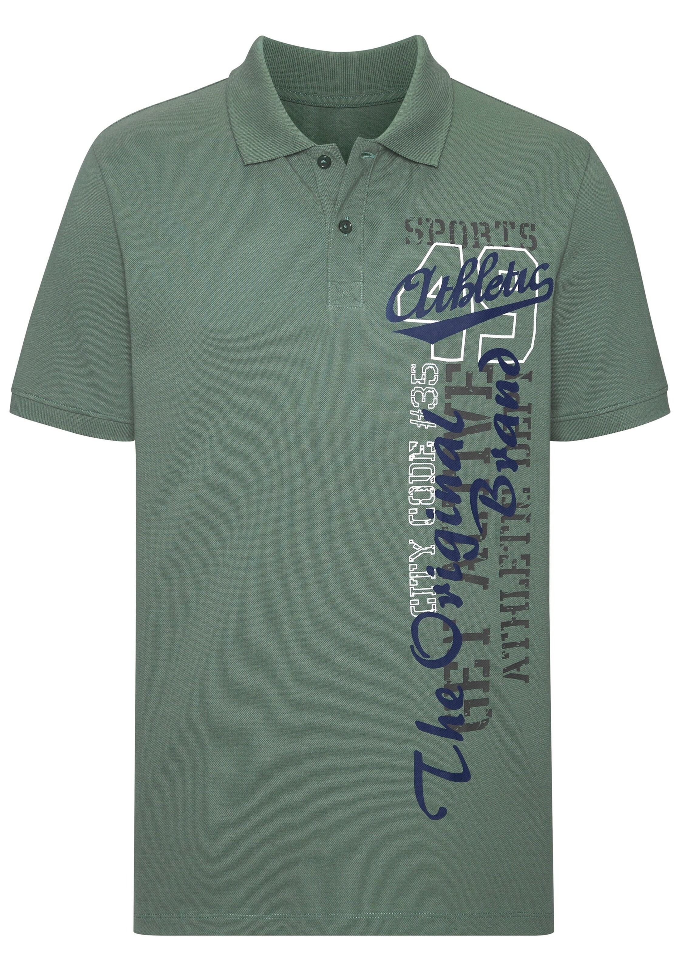 JOHN DEVIN Shirt in Green: front
