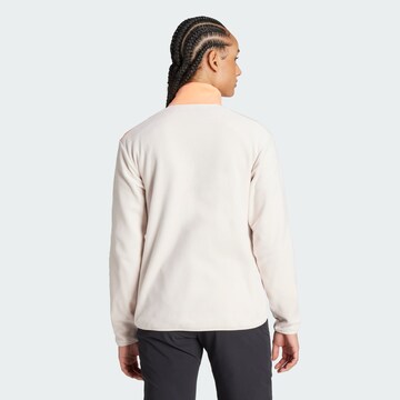 ADIDAS TERREX Athletic fleece jacket in Orange
