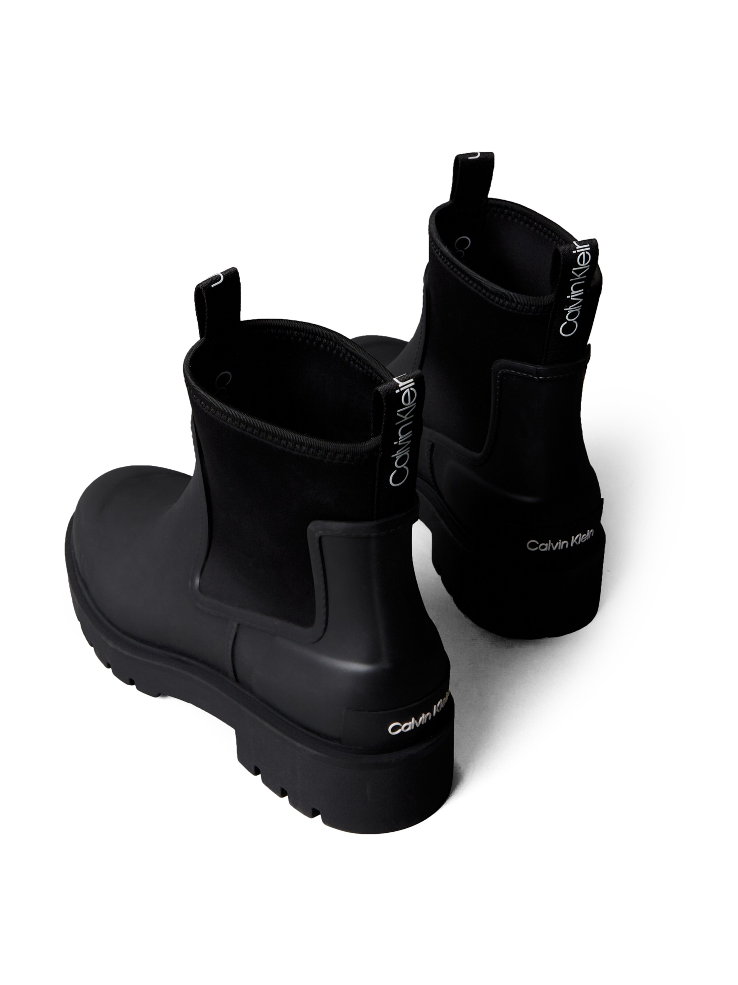 Calvin Klein Regenlaarzen 'COMBAT' in Zwart