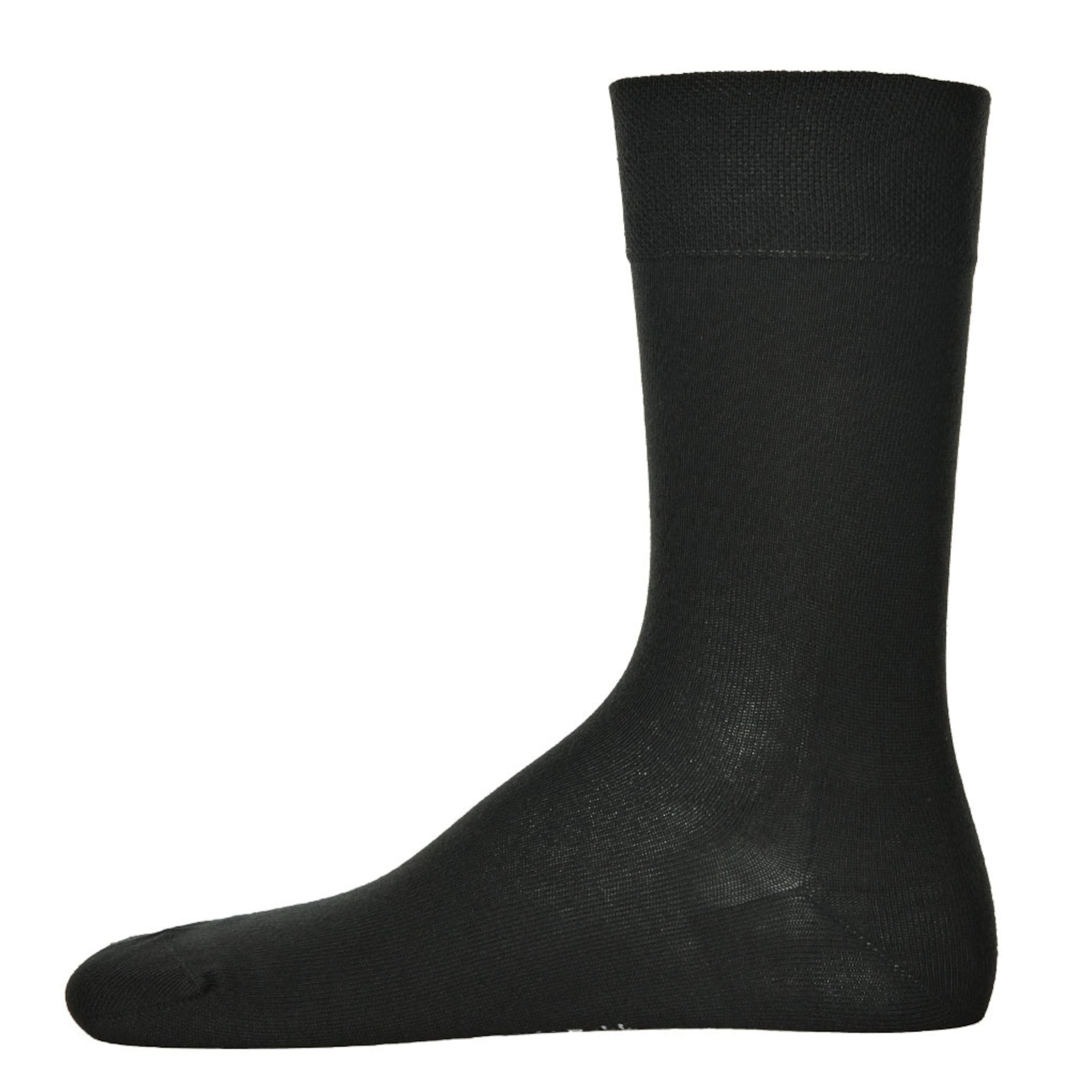 Hudson - Calcetines 'Relax Cotton' en negro: frente