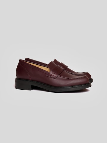 Solari Milano Moccasin in Red