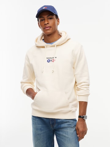 Tommy Jeans Sweatshirt 'NYC' in Beige: voorkant