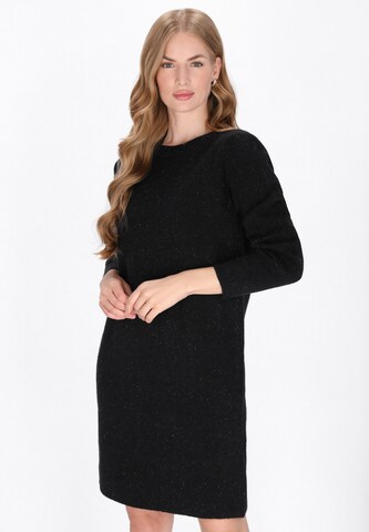 Robes en maille DreiMaster Klassik en noir : devant