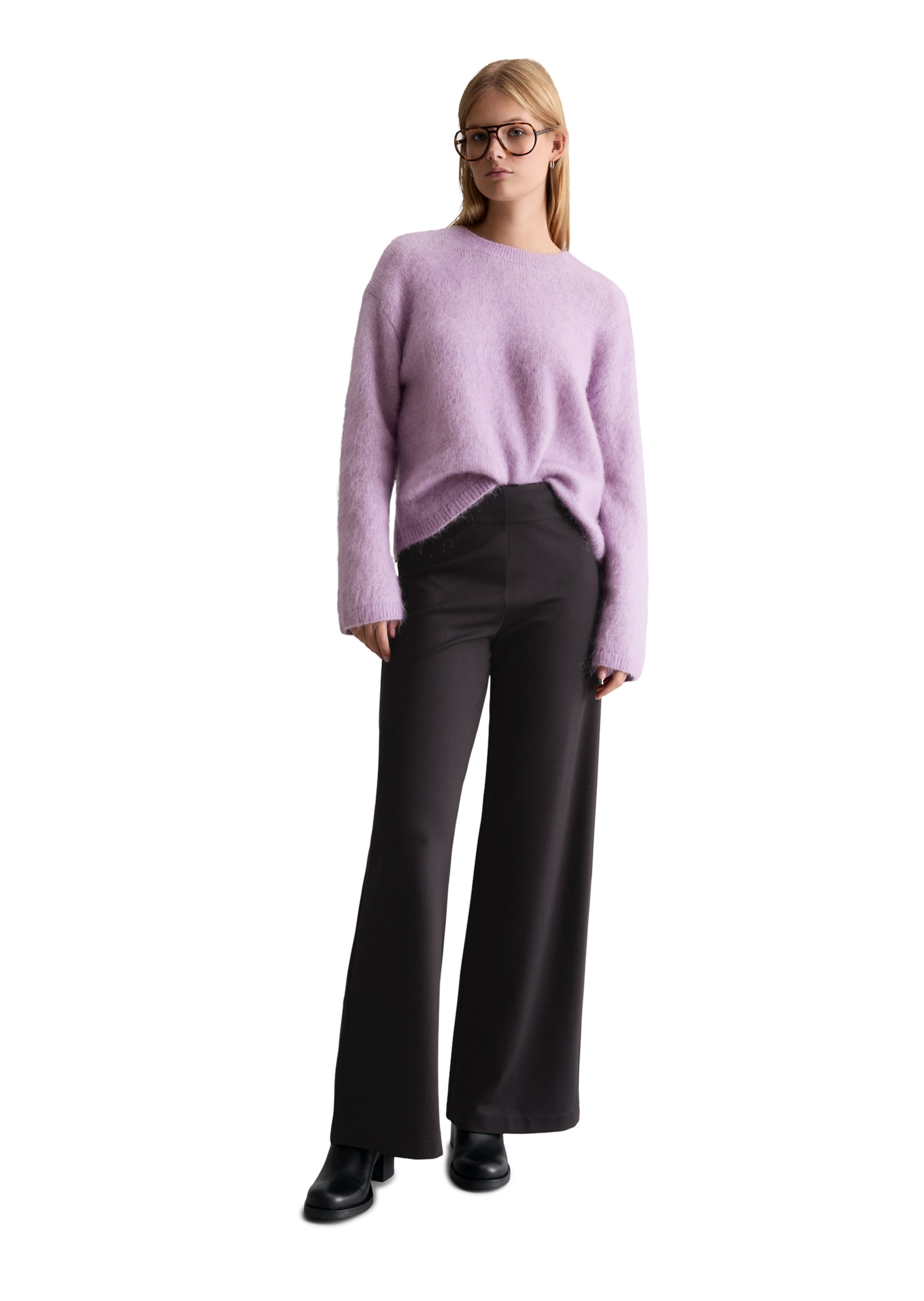 Marc O'Polo DENIM Sweater in Purple: front