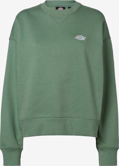 DICKIES Sweatshirt 'Summerdale' in grün / weiß, Produktansicht