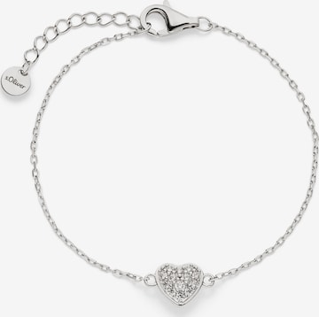 s.Oliver Jewelry in Silver: front